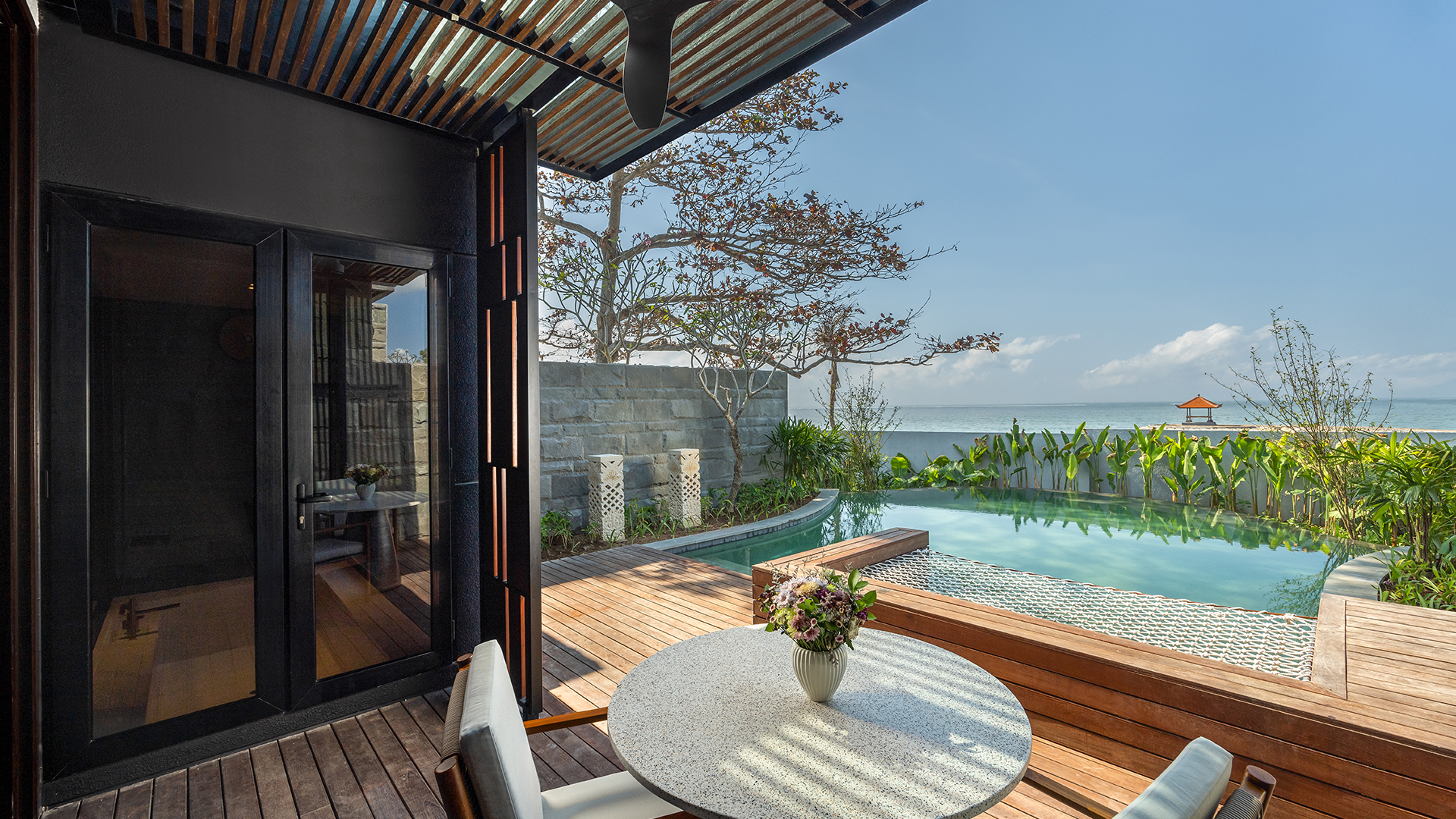 Beach Front Luxury One Bedroom Private Pool Villa